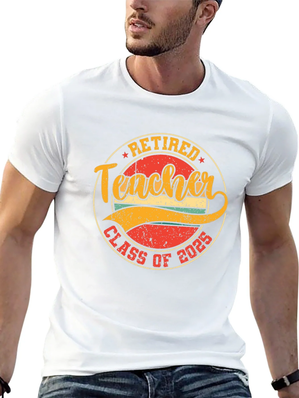 Retired Teacher Class of 2025 T-Shirt product image 12