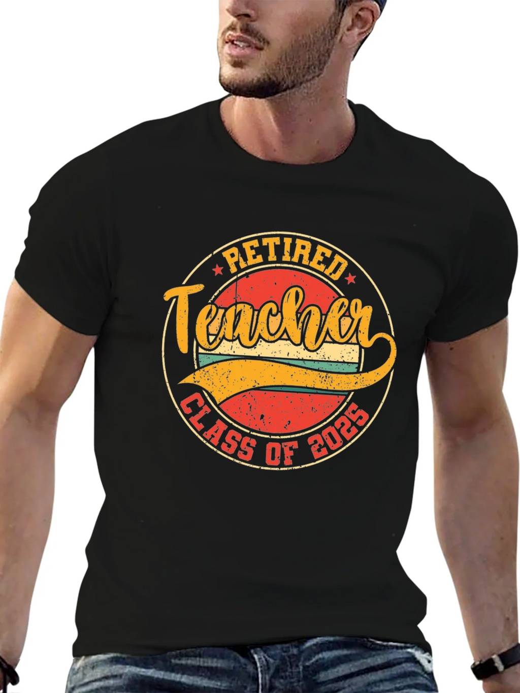 Retired Teacher Class of 2025 T-Shirt product image 6