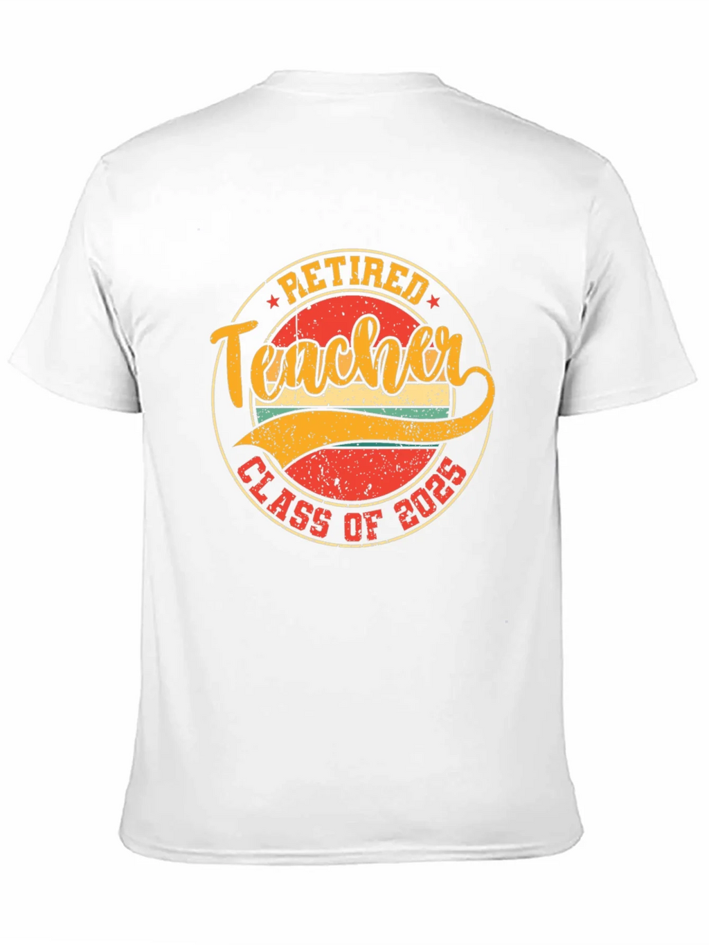 Retired Teacher Class of 2025 T-Shirt product image 10
