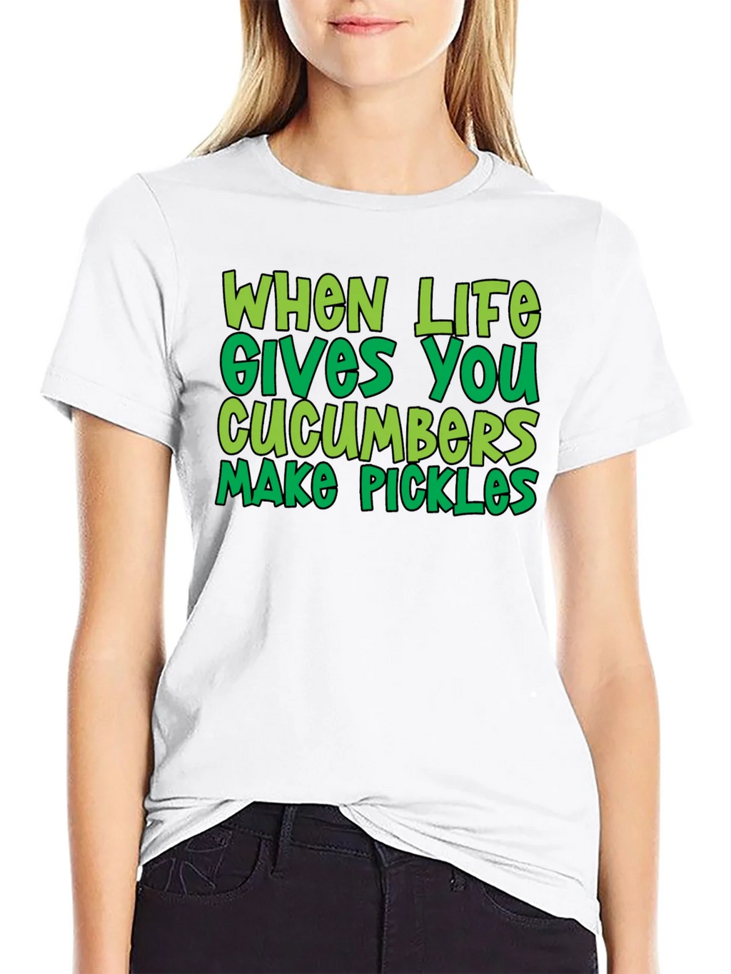 Cucumber Pickle Graphic Tee product image 8