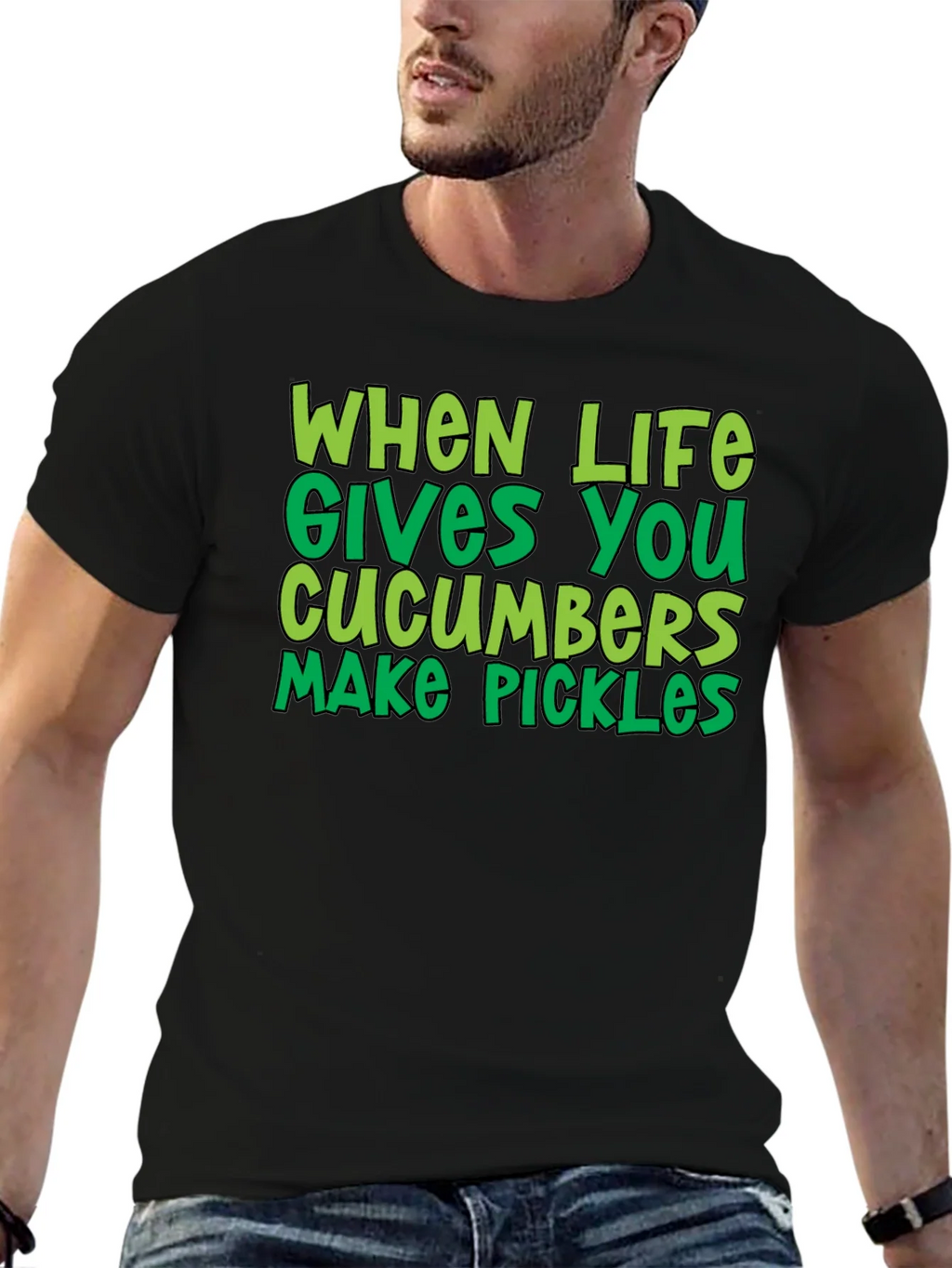 Cucumber Pickle Graphic Tee product image 6