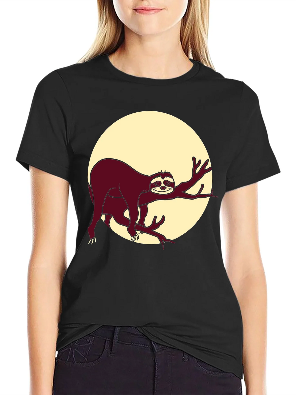 Sloth Graphic Tee - Lazy Days T-Shirt product image 2