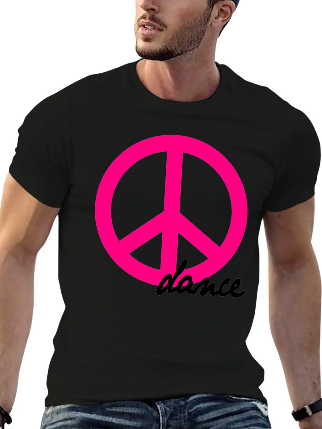 Peace & Dance Black T-Shirt product image 6