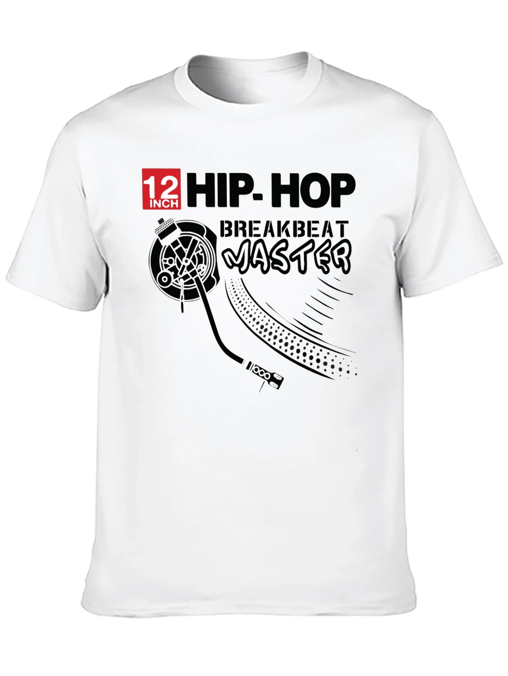 Hip Hop Breakbeat Master Black T-Shirt product image 9