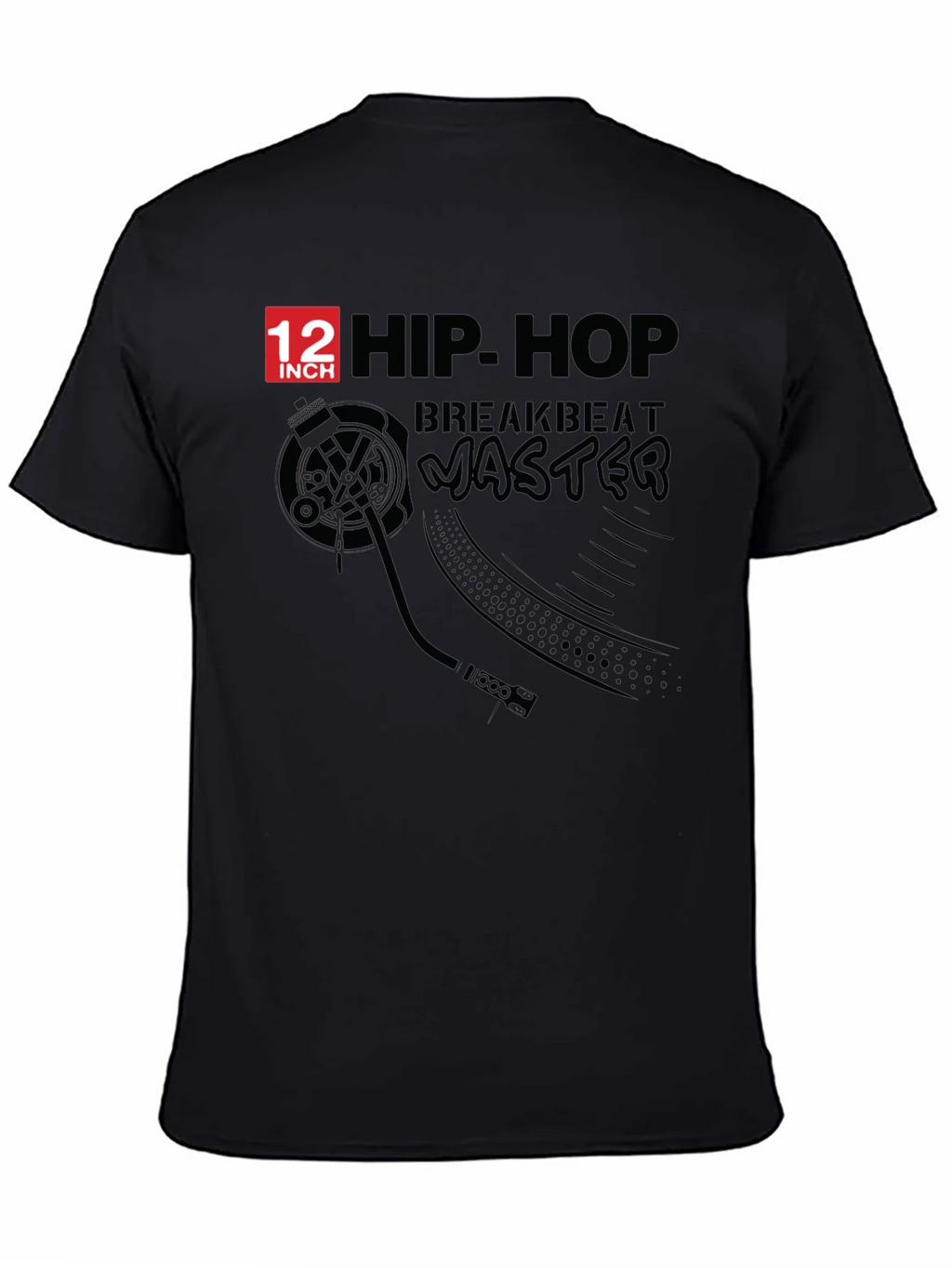Hip Hop Breakbeat Master Black T-Shirt product image 4