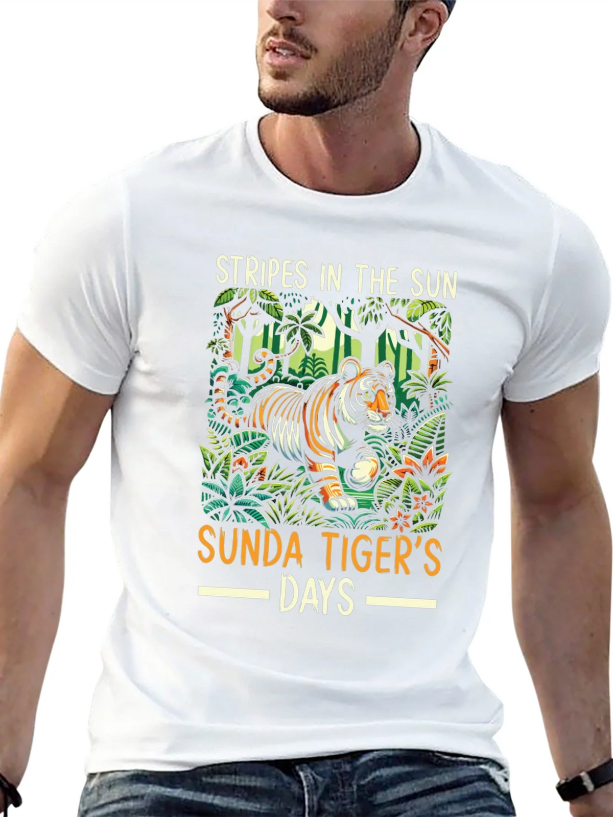 Stripes in the Sun Graphic Tee product image 10
