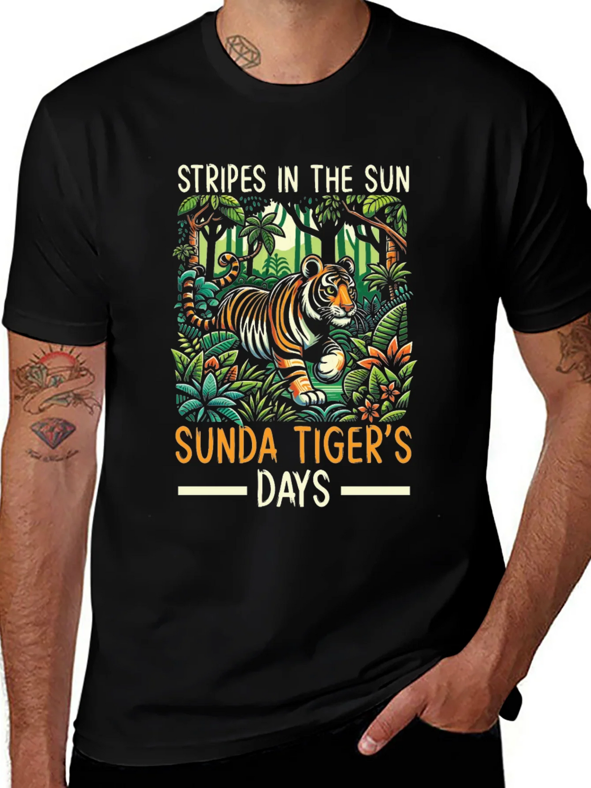 Stripes in the Sun Graphic Tee product image 1
