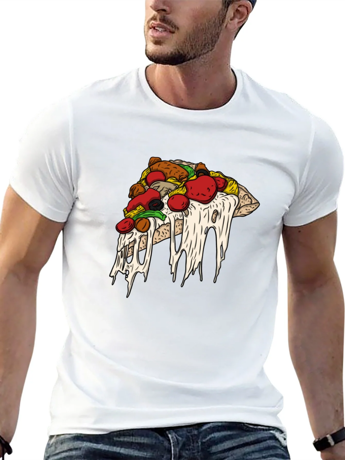 Pizza Slice Graphic T-Shirt product image 12