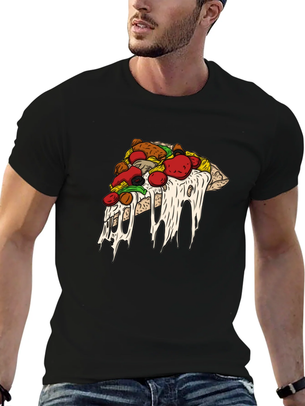 Pizza Slice Graphic T-Shirt product image 6