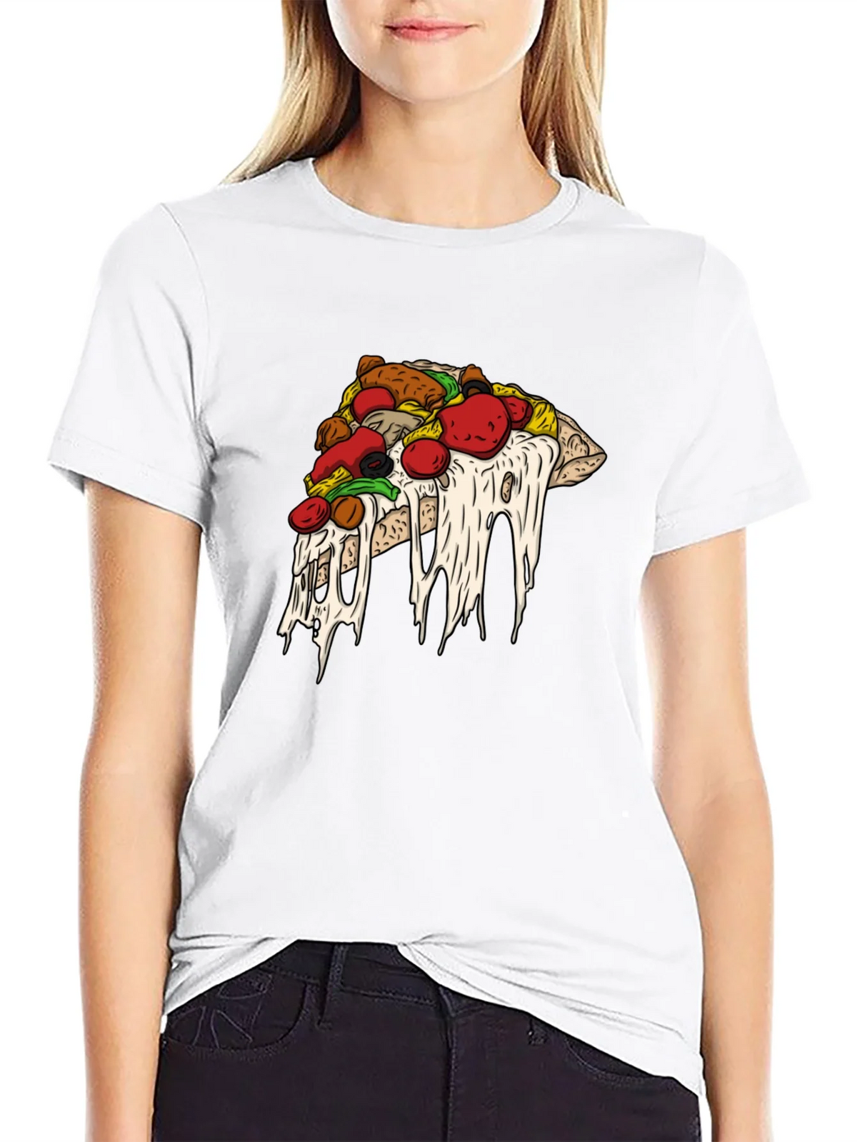 Pizza Slice Graphic T-Shirt product image 8