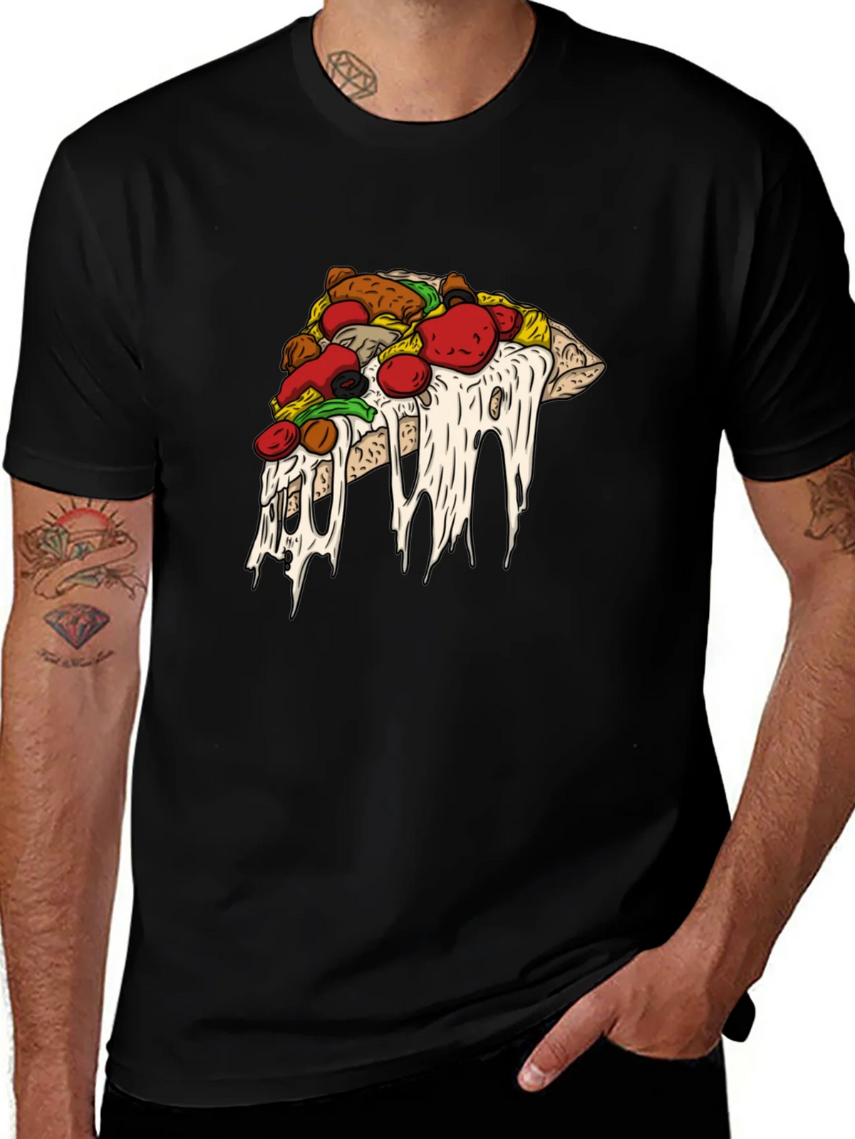 Pizza Slice Graphic T-Shirt product image 1