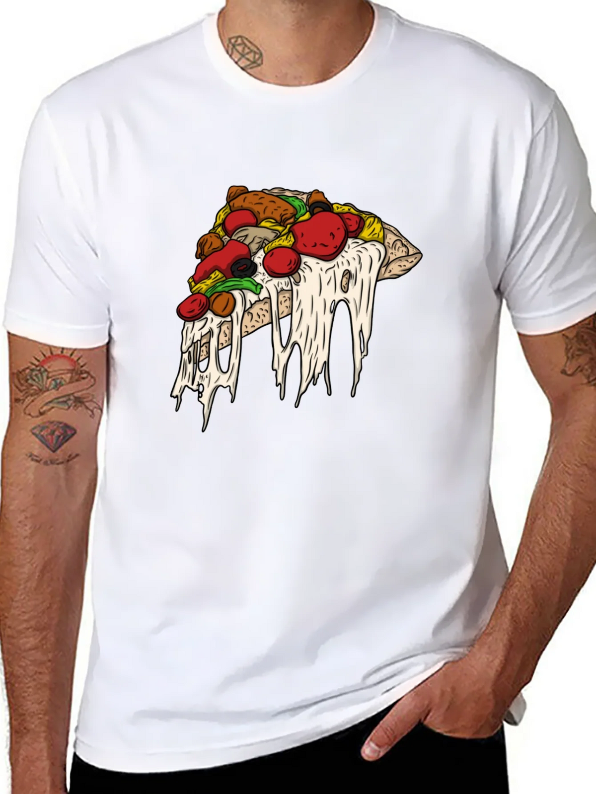 Pizza Slice Graphic T-Shirt product image 7