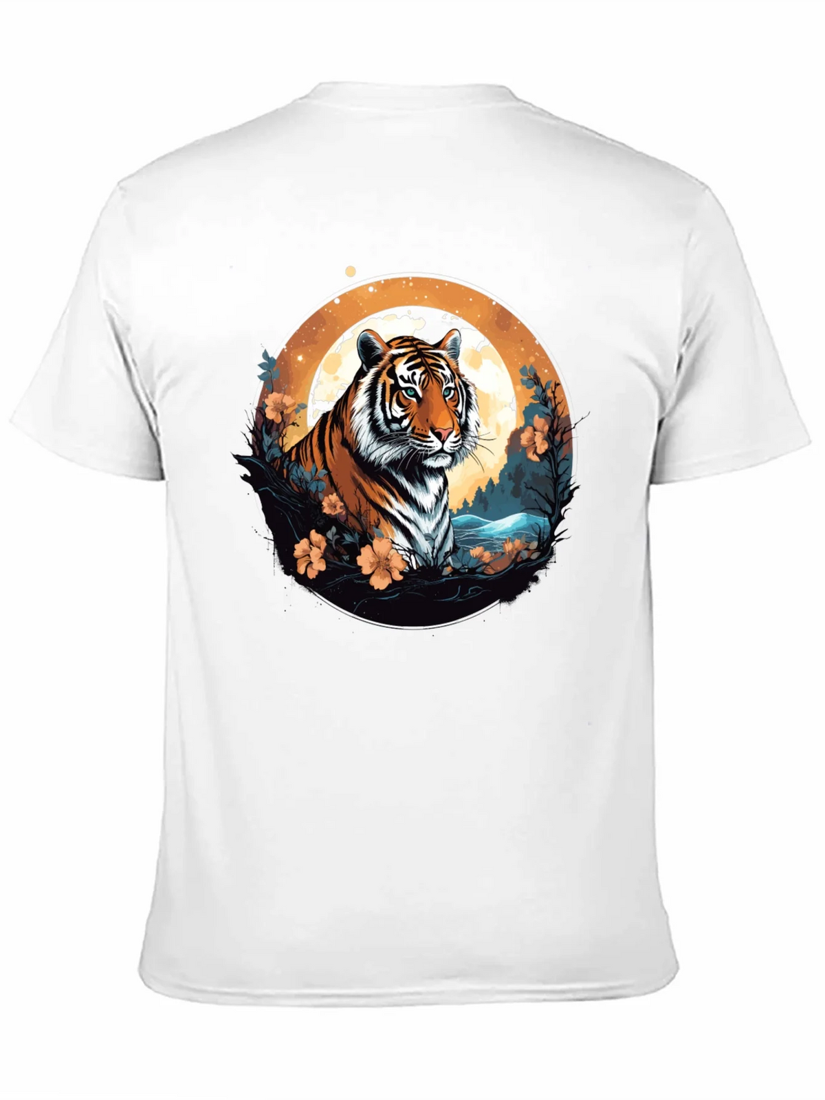 Tiger Graphic Tee - Black Cotton Blend T-Shirt product image 10
