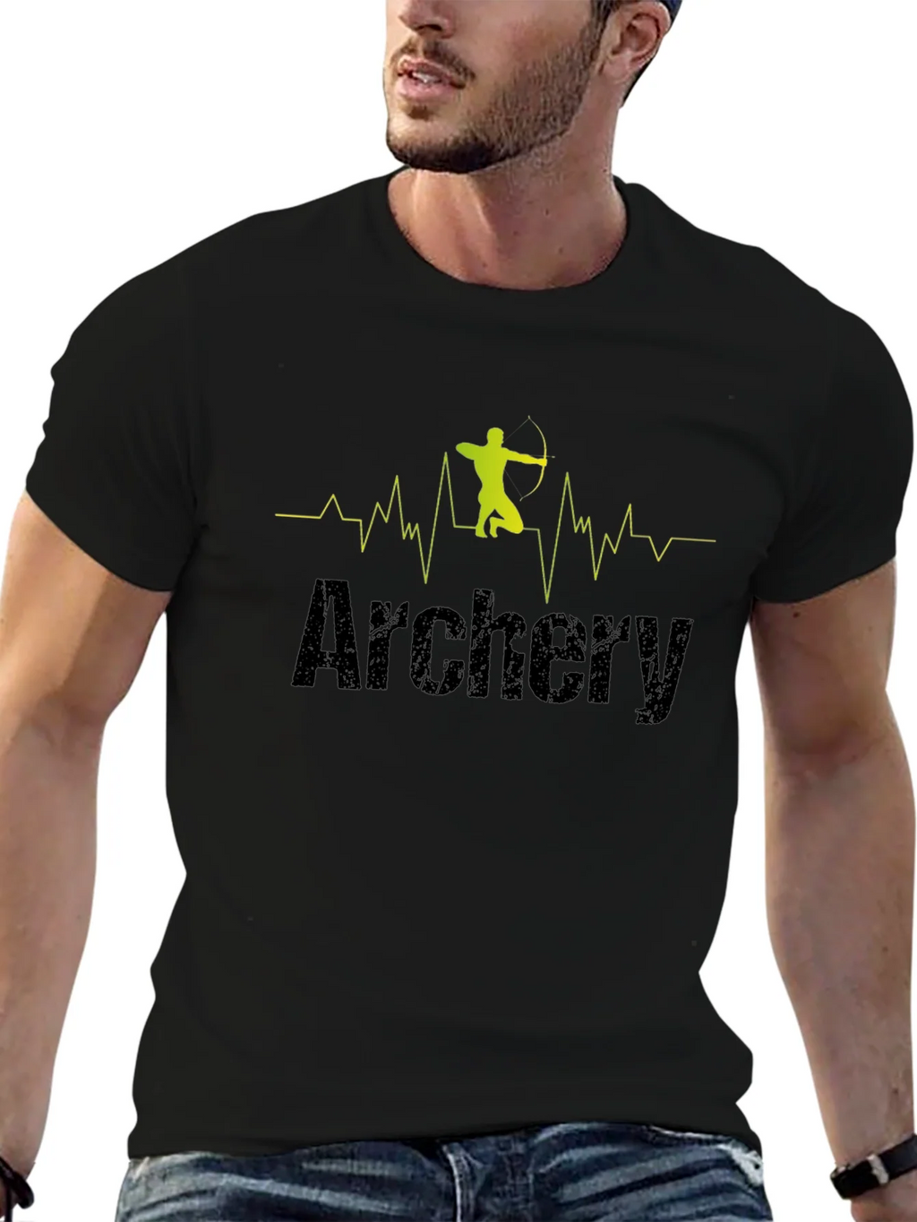 Archery Heartbeat Graphic T-Shirt product image 6