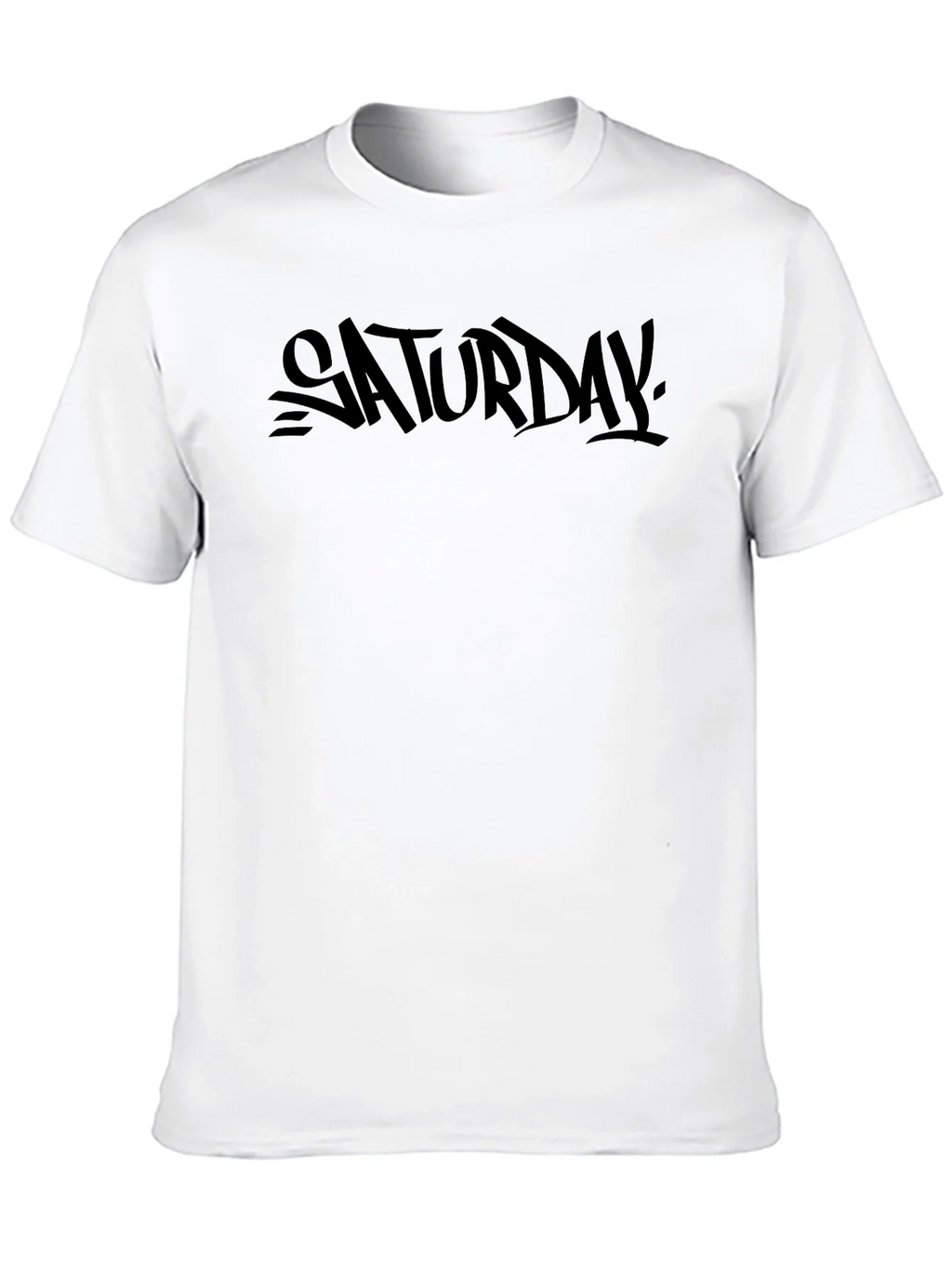 Saturday Graphic Print Black T-Shirt product image 9