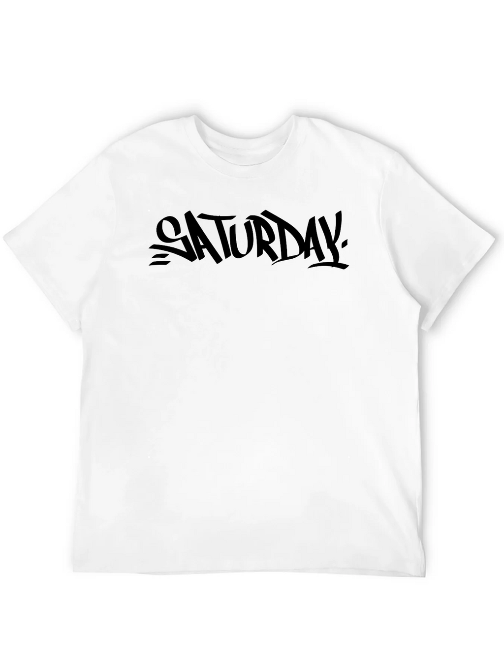 Saturday Graphic Print Black T-Shirt product image 11