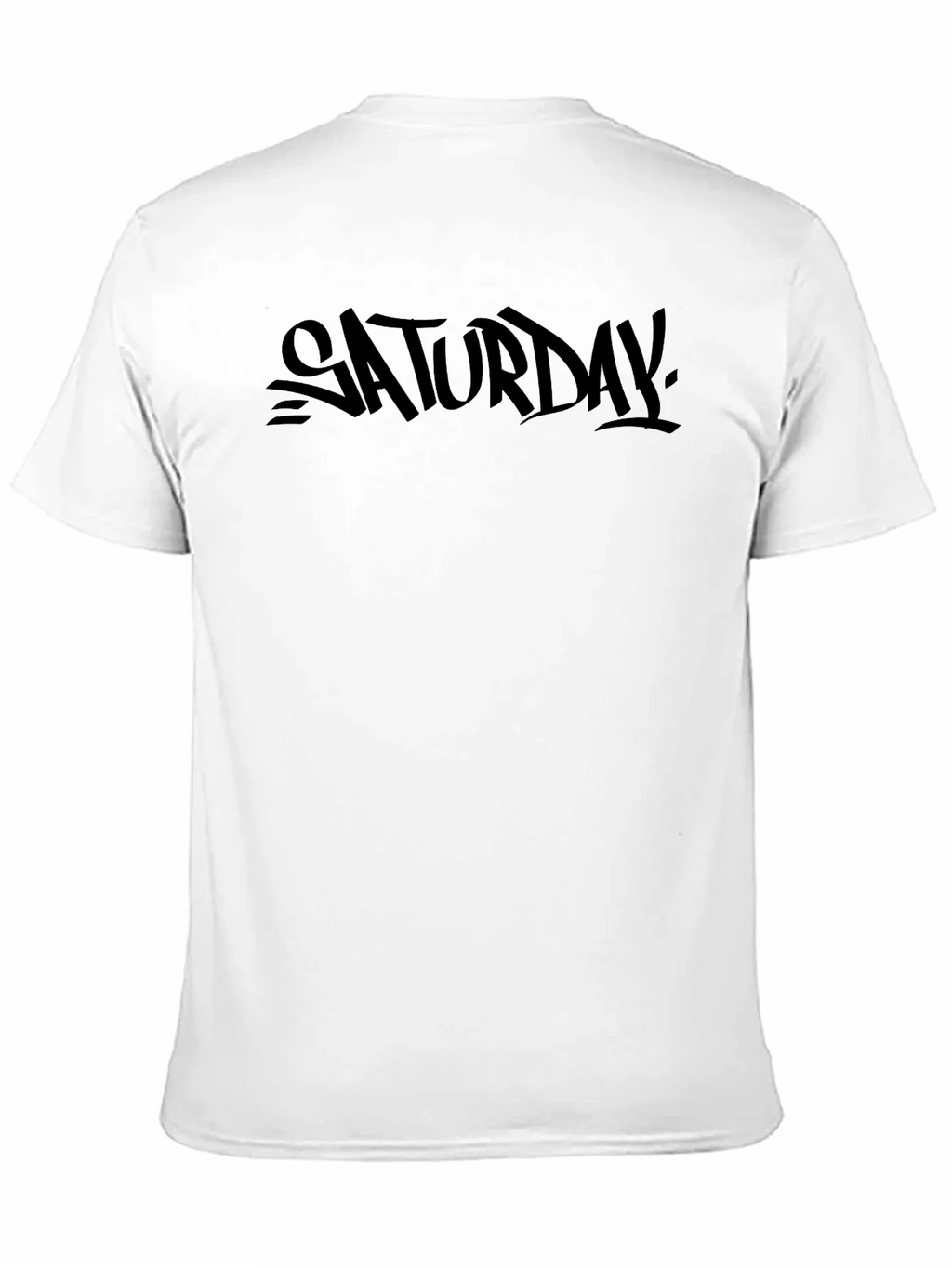 Saturday Graphic Print Black T-Shirt product image 10