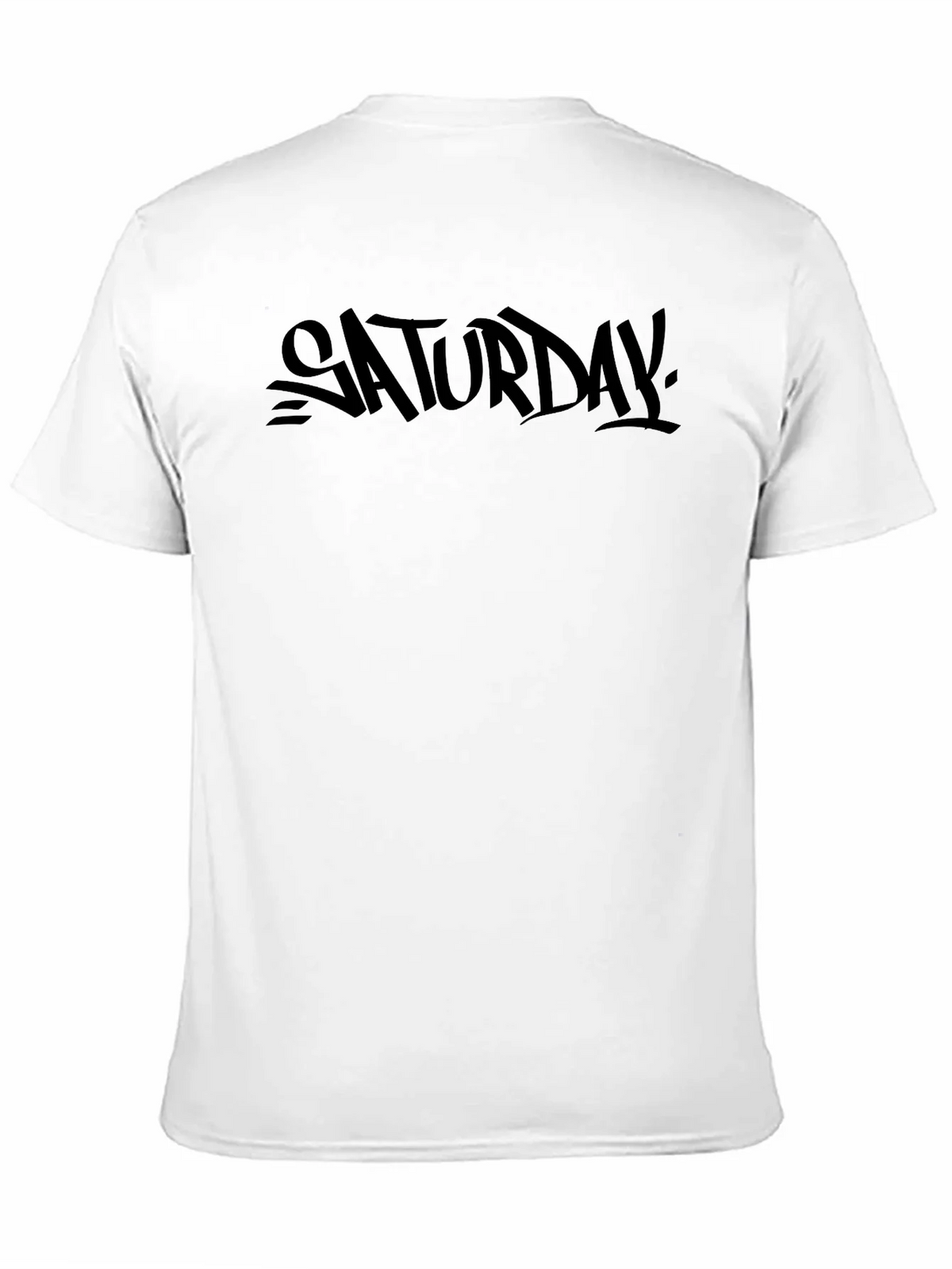 Saturday Graphic Print Black T-Shirt product image 10