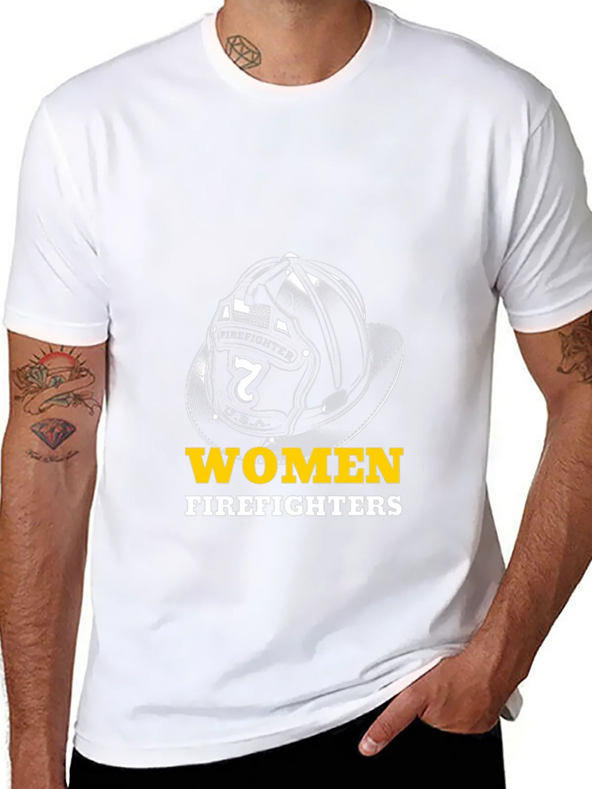 Women Firefighters Graphic Tee product image 7