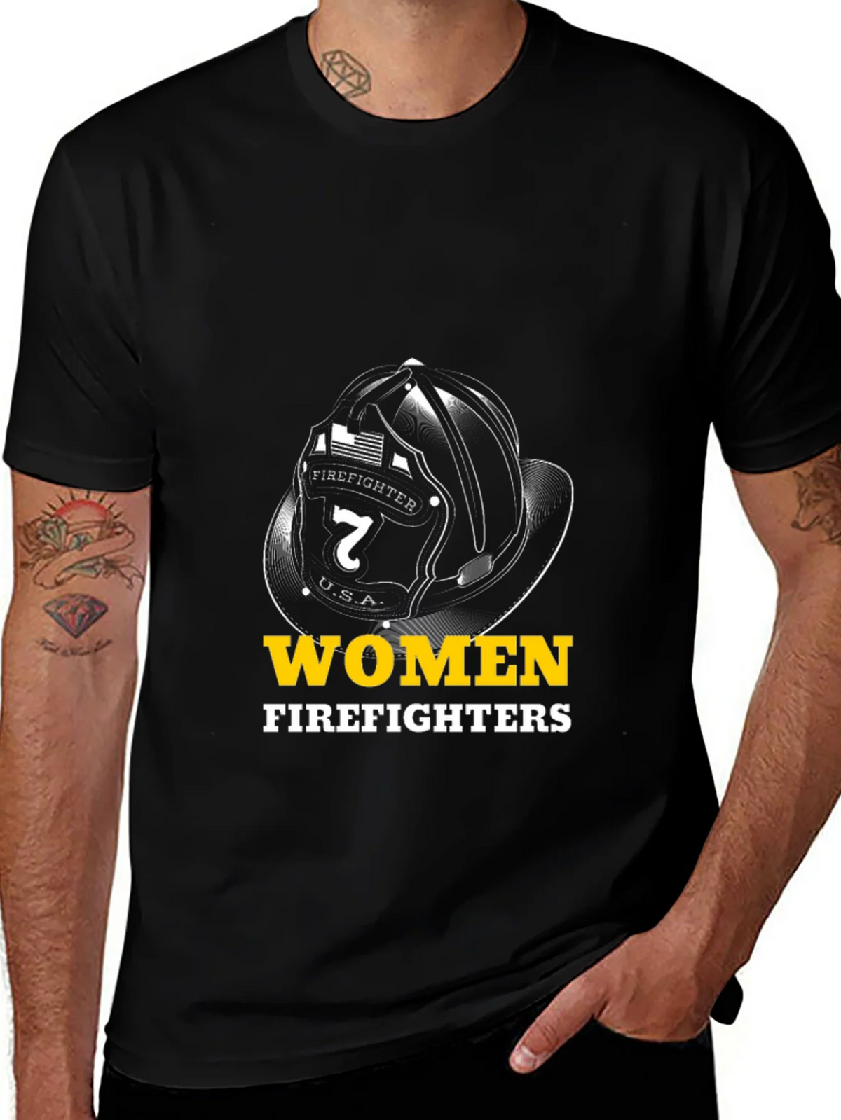 Women Firefighters Graphic Tee product image 1