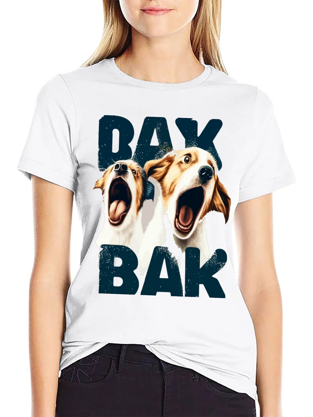 Barking Dog Graphic T-Shirt - Unisex product image 8