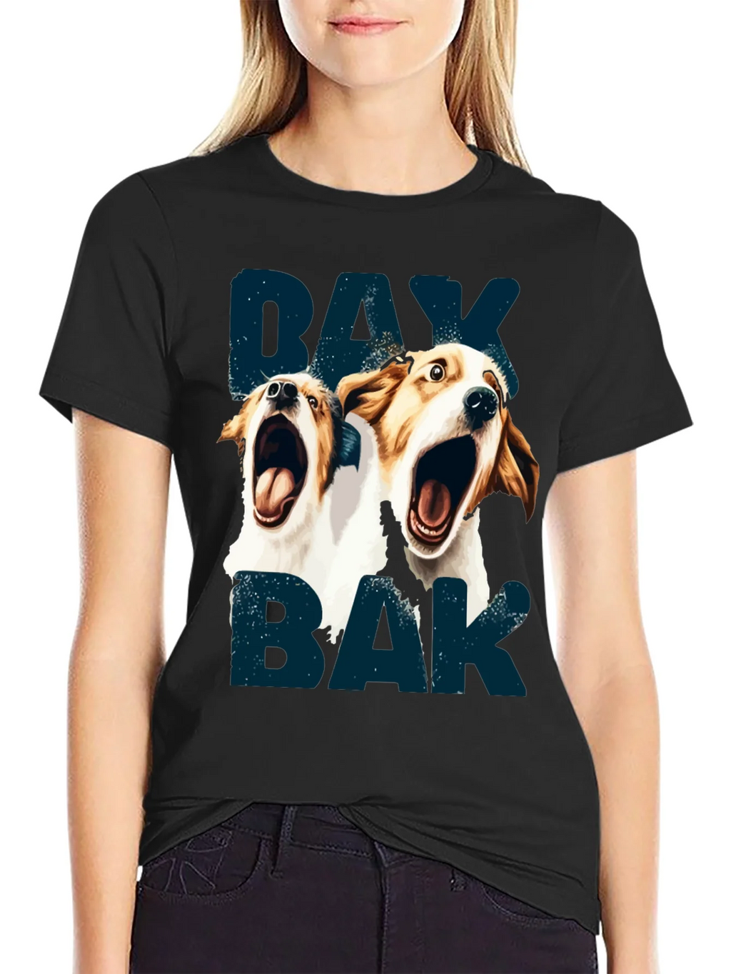 Barking Dog Graphic T-Shirt - Unisex product image 2
