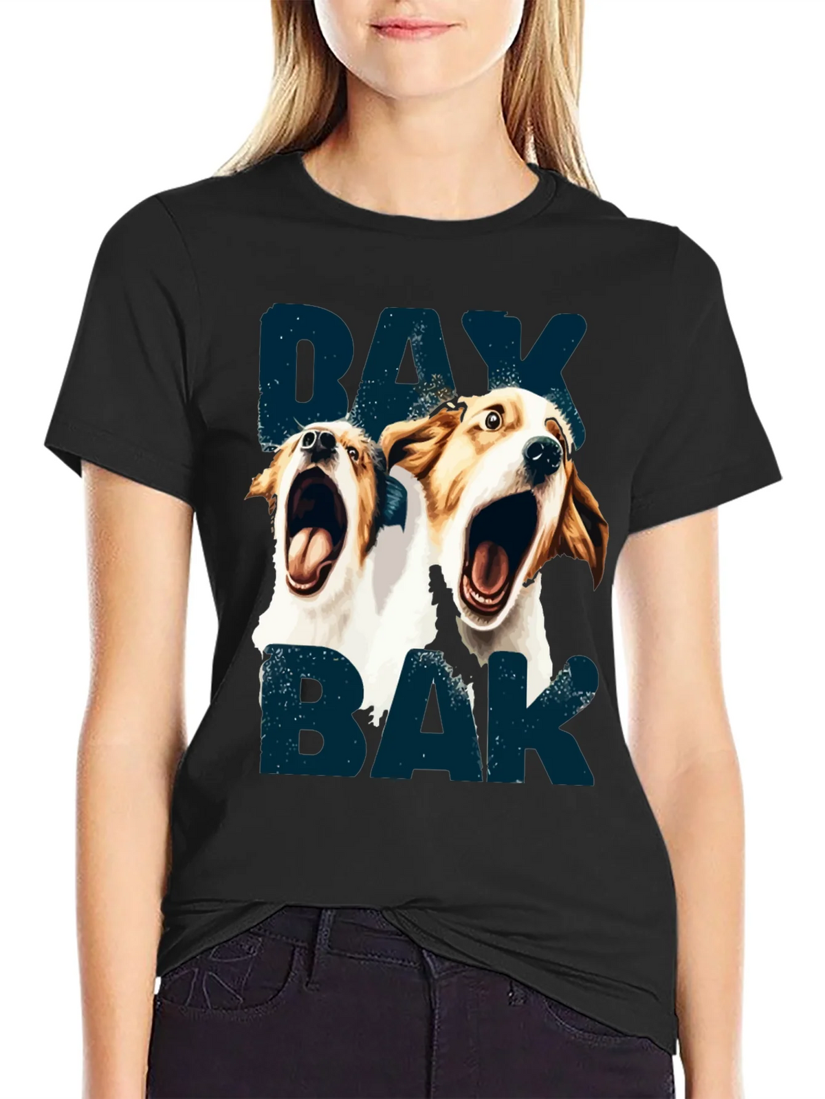 Barking Dog Graphic T-Shirt - Unisex product image 2