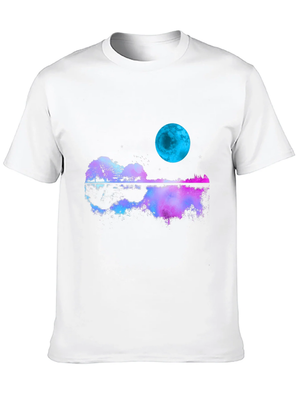 Guitar Moon T-Shirt - Reflective Graphic Tee product image 9