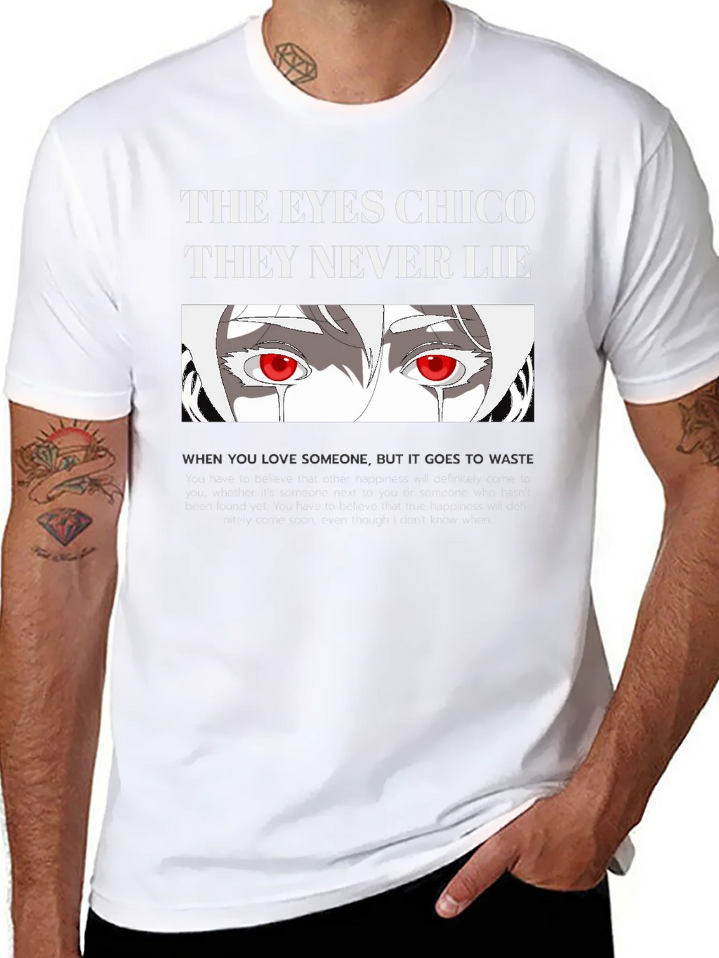 The Eyes Chico T-Shirt - Never Lie Graphic Tee product image 7