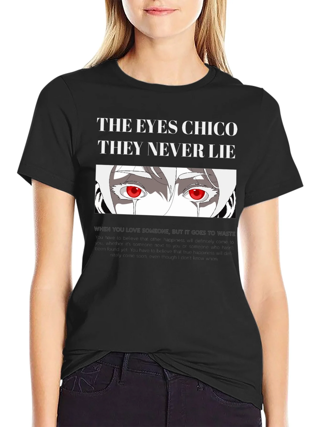 The Eyes Chico T-Shirt - Never Lie Graphic Tee product image 2
