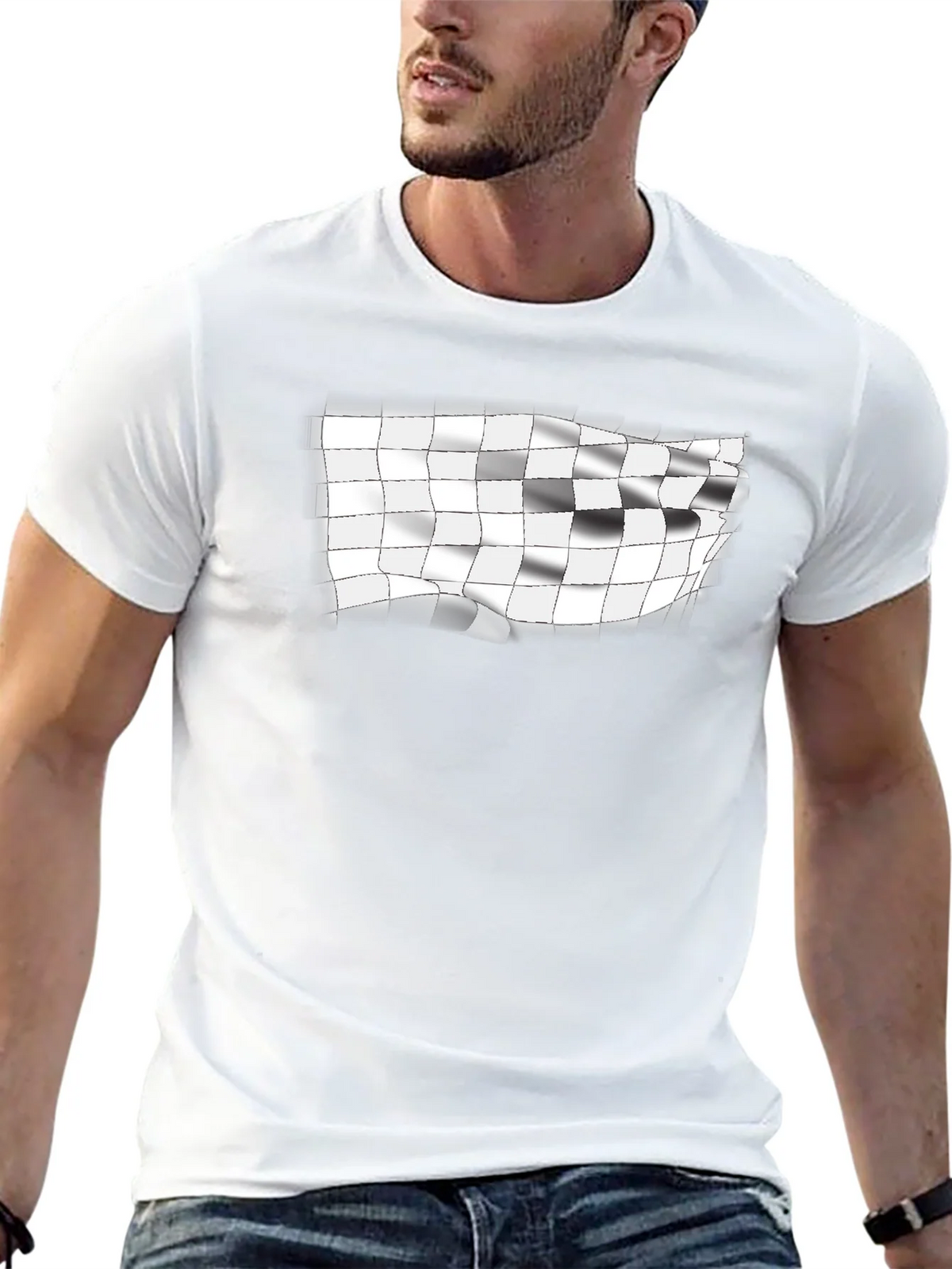 Checkered Flag Graphic Tee - Racing Fan T-Shirt product image 12