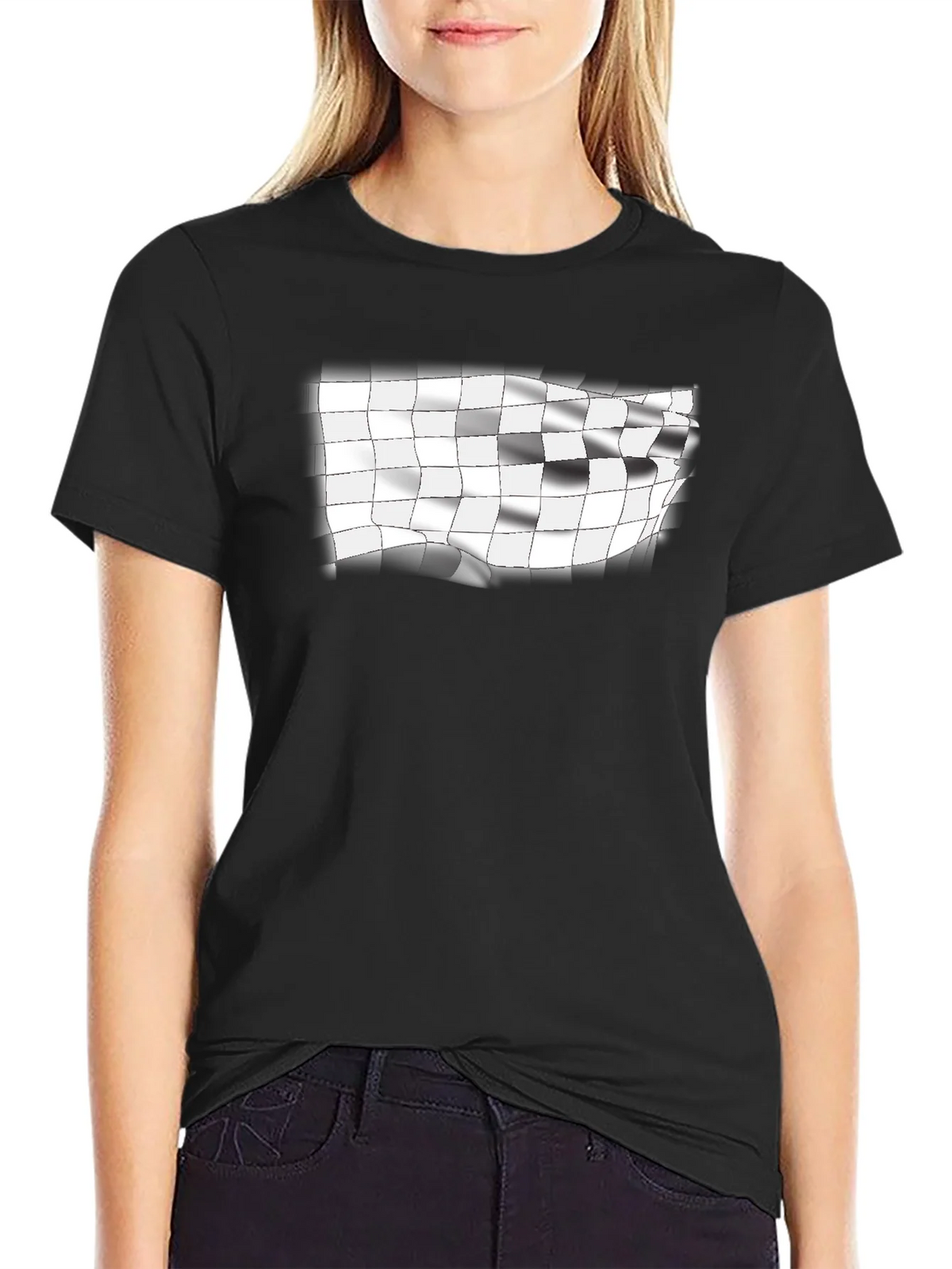 Checkered Flag Graphic Tee - Racing Fan T-Shirt product image 2