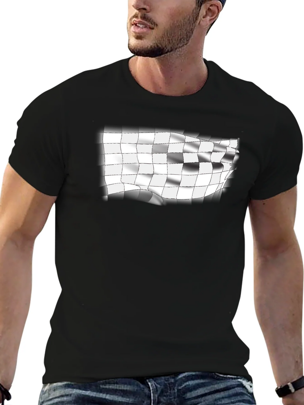 Checkered Flag Graphic Tee - Racing Fan T-Shirt product image 6
