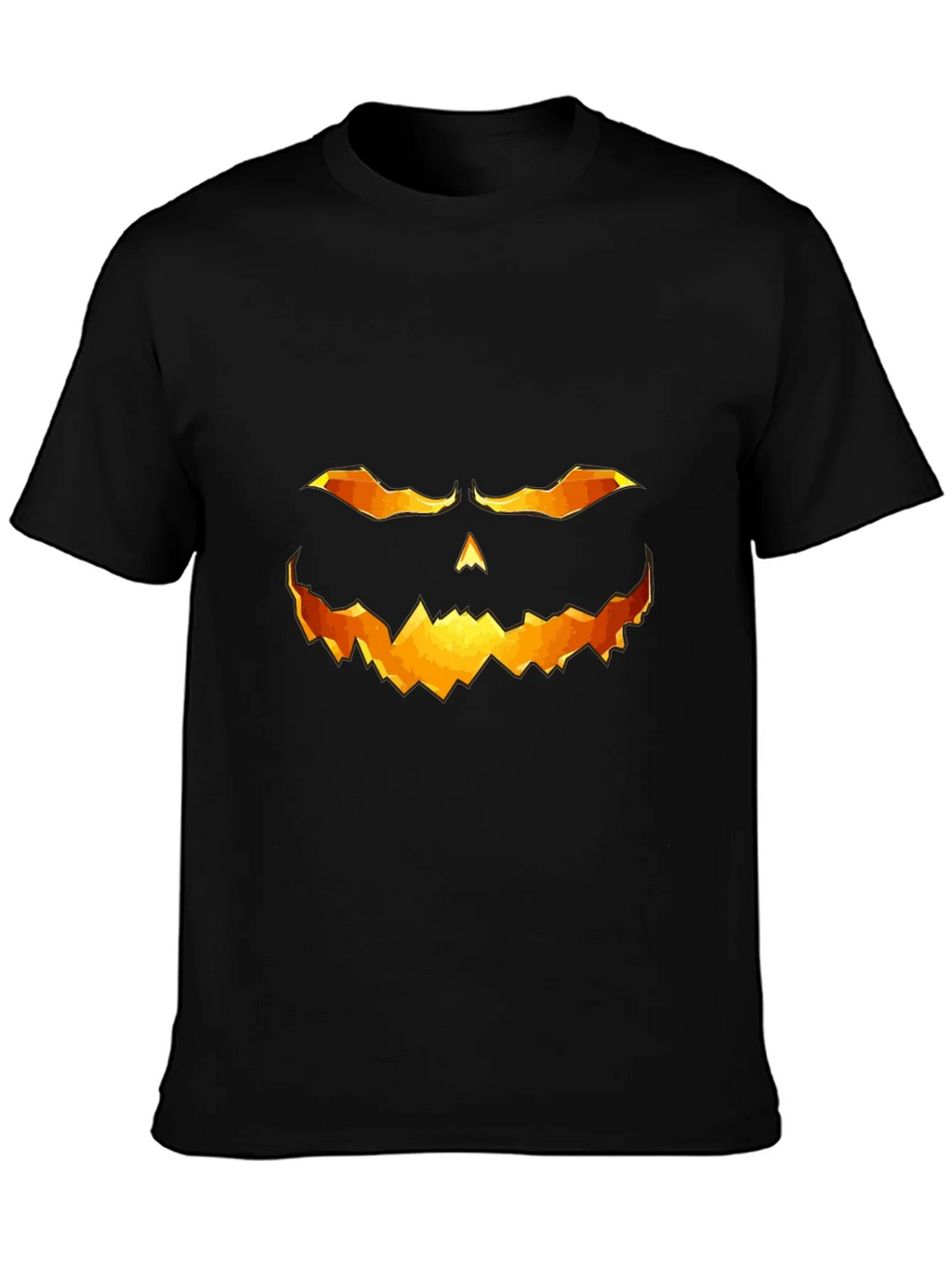Halloween Pumpkin Face Graphic T-Shirt product image 3