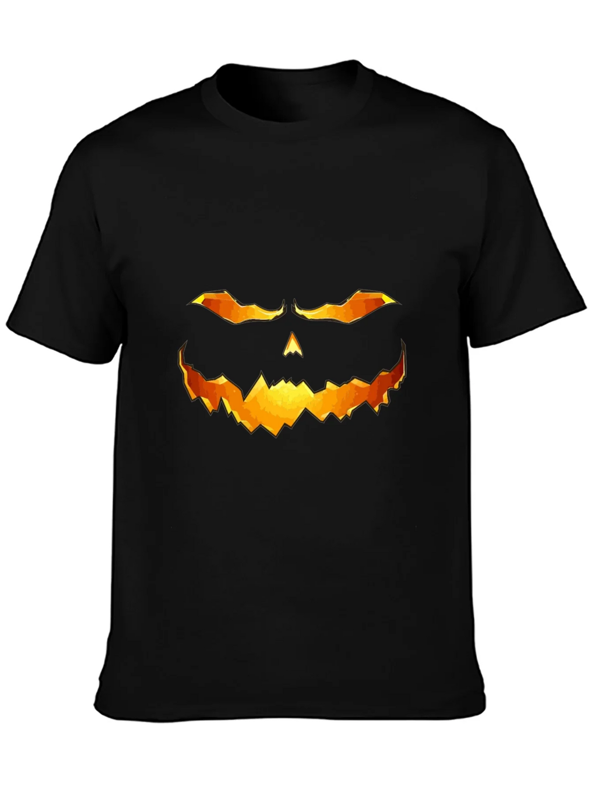 Halloween Pumpkin Face Graphic T-Shirt product image 3