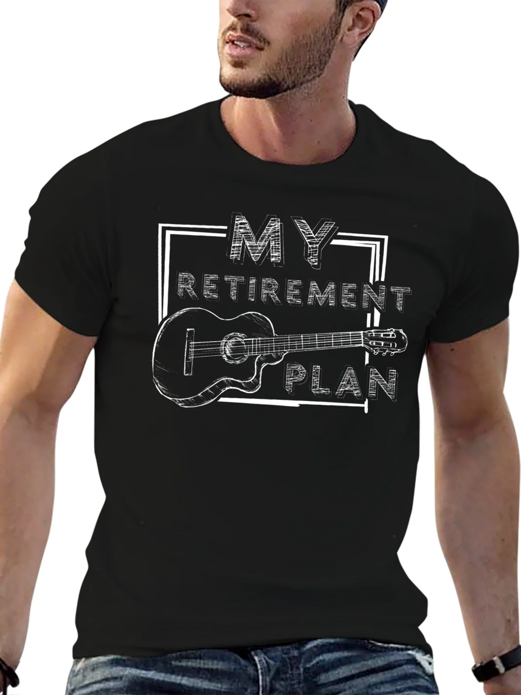 My Retirement Plan Guitar Graphic T-Shirt product image 6