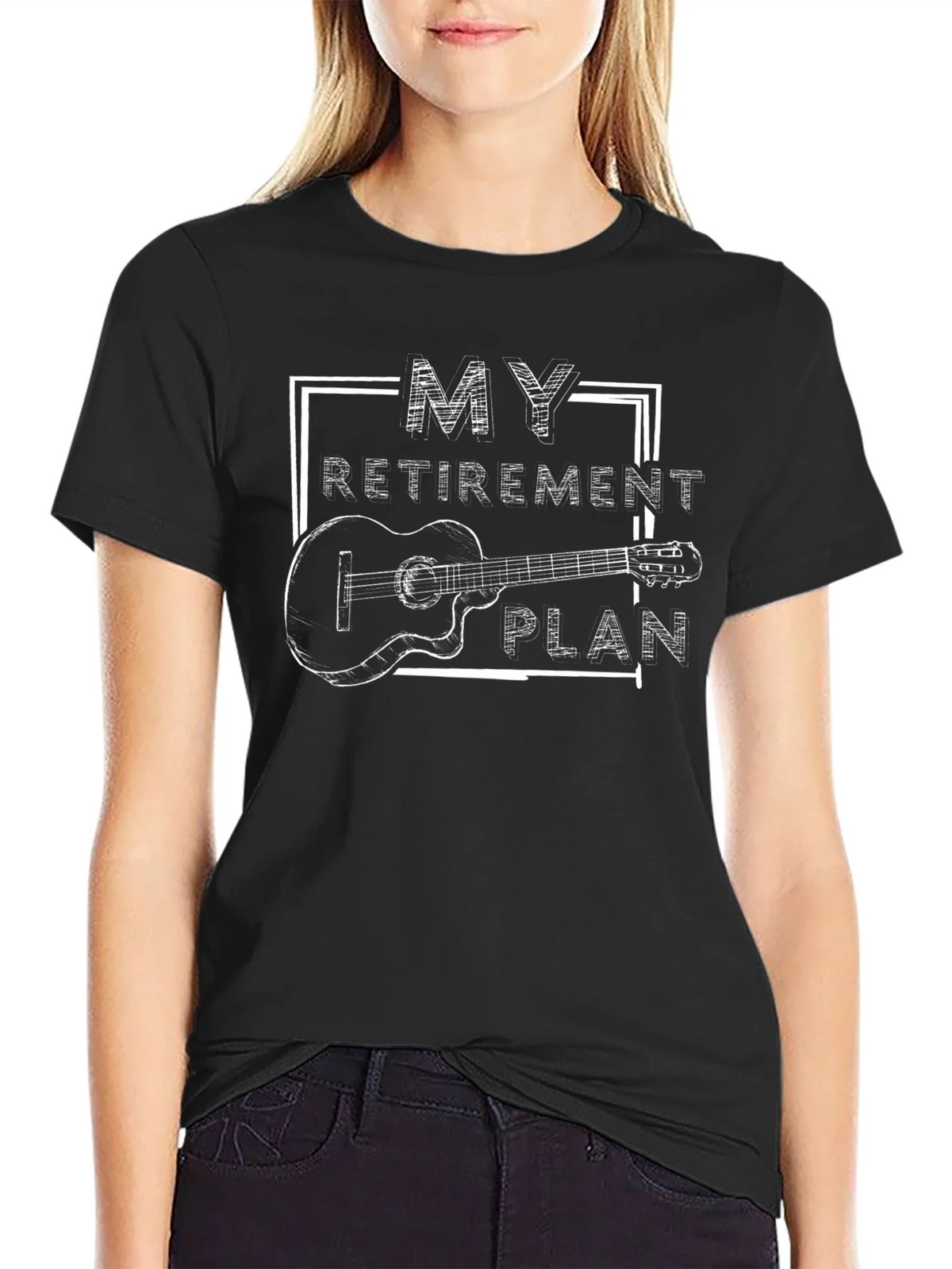 My Retirement Plan Guitar Graphic T-Shirt product image 2