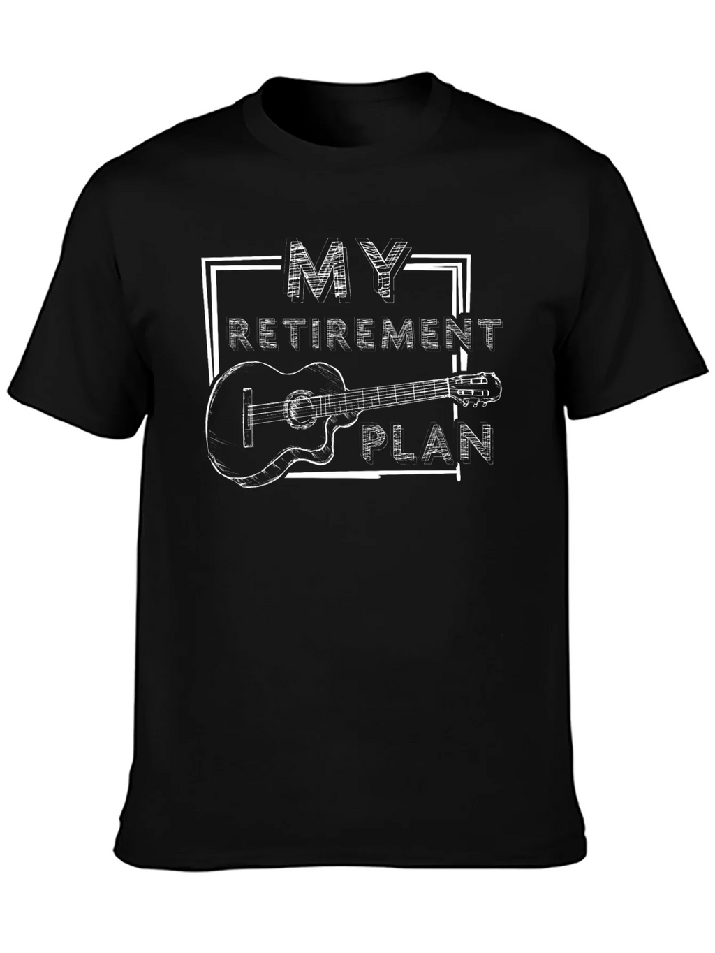 My Retirement Plan Guitar Graphic T-Shirt product image 3