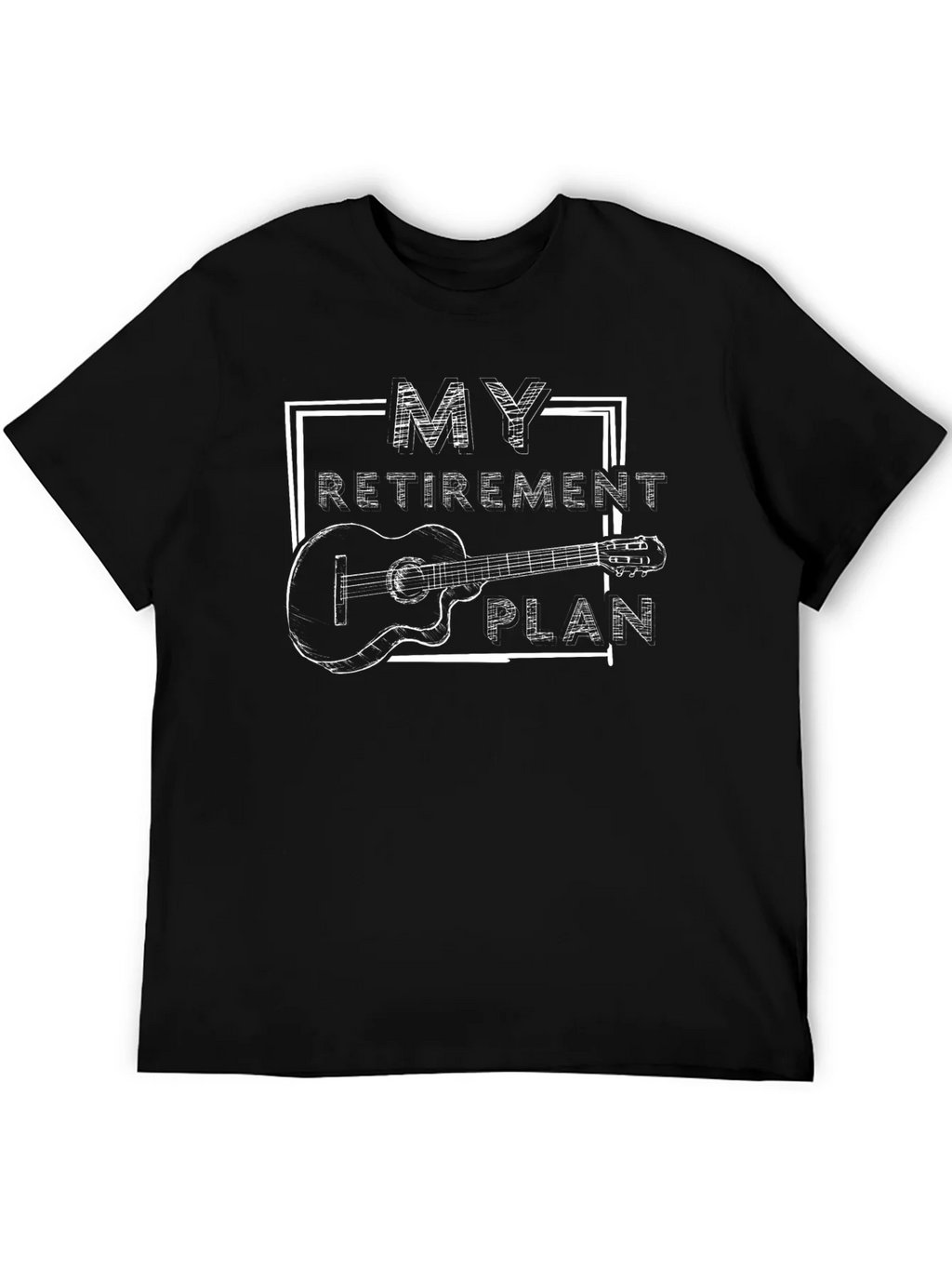 My Retirement Plan Guitar Graphic T-Shirt product image 5