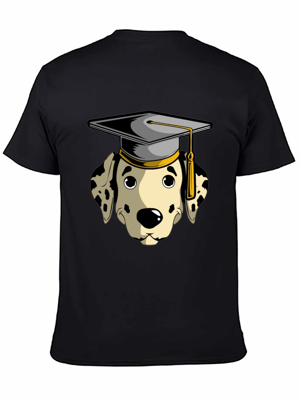 Graduation Dalmatian Graphic Tee - Black product image 4