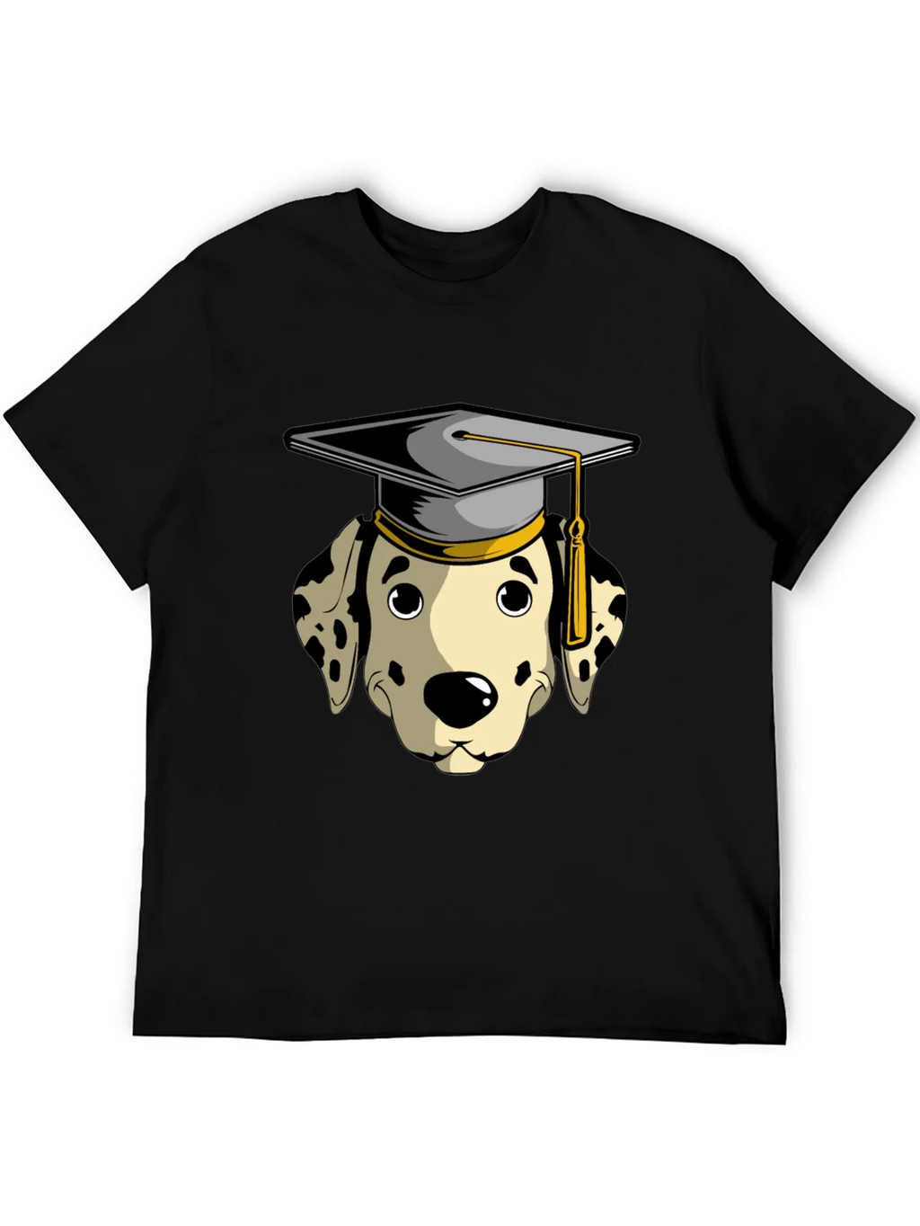 Graduation Dalmatian Graphic Tee - Black product image 5