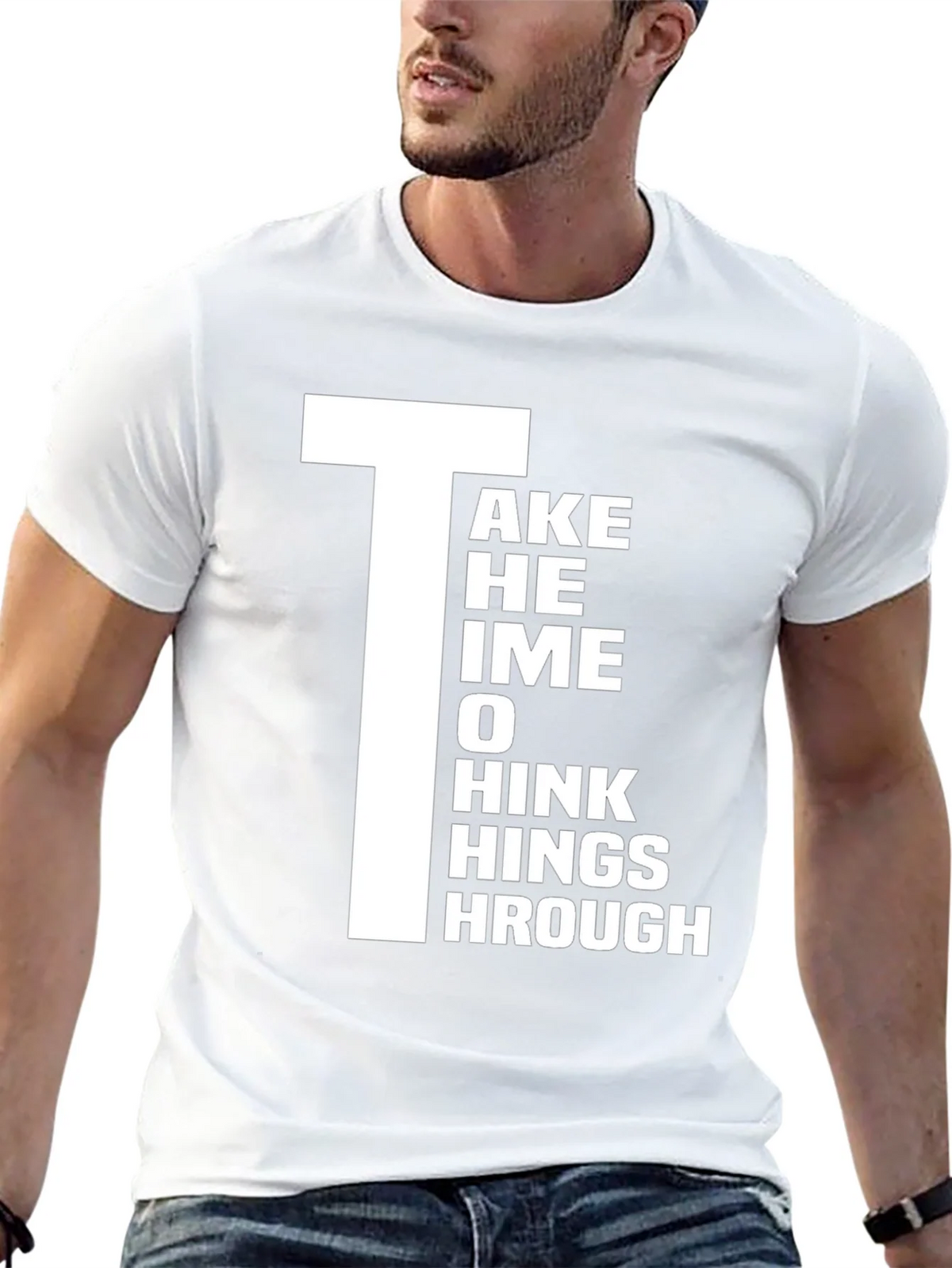 Take Time to Think Things Through Graphic T-Shirt product image 12