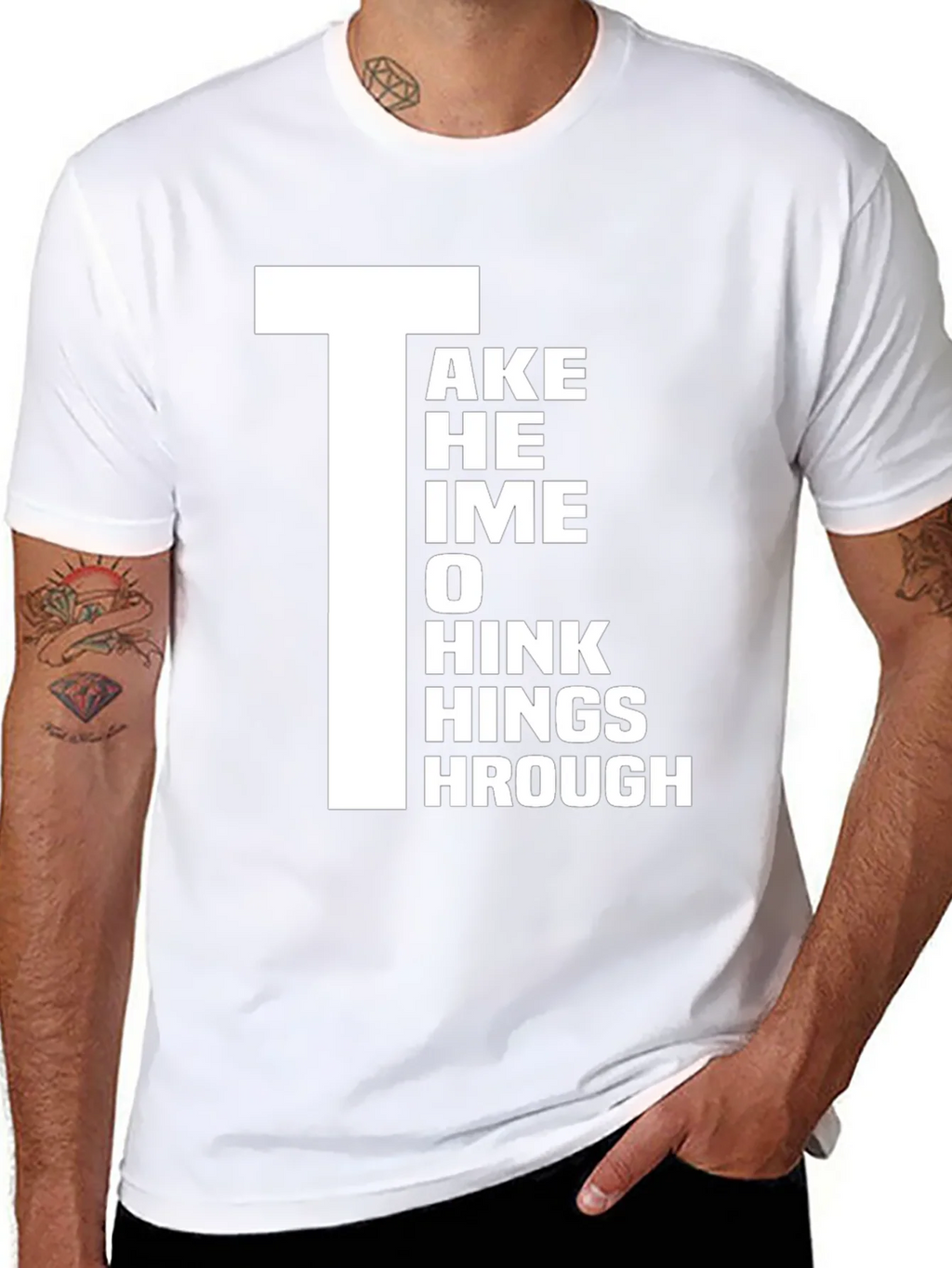 Take Time to Think Things Through Graphic T-Shirt product image 7