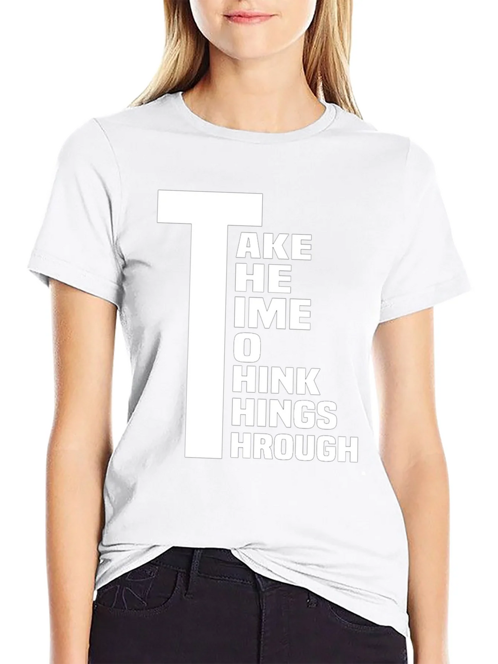 Take Time to Think Things Through Graphic T-Shirt product image 8