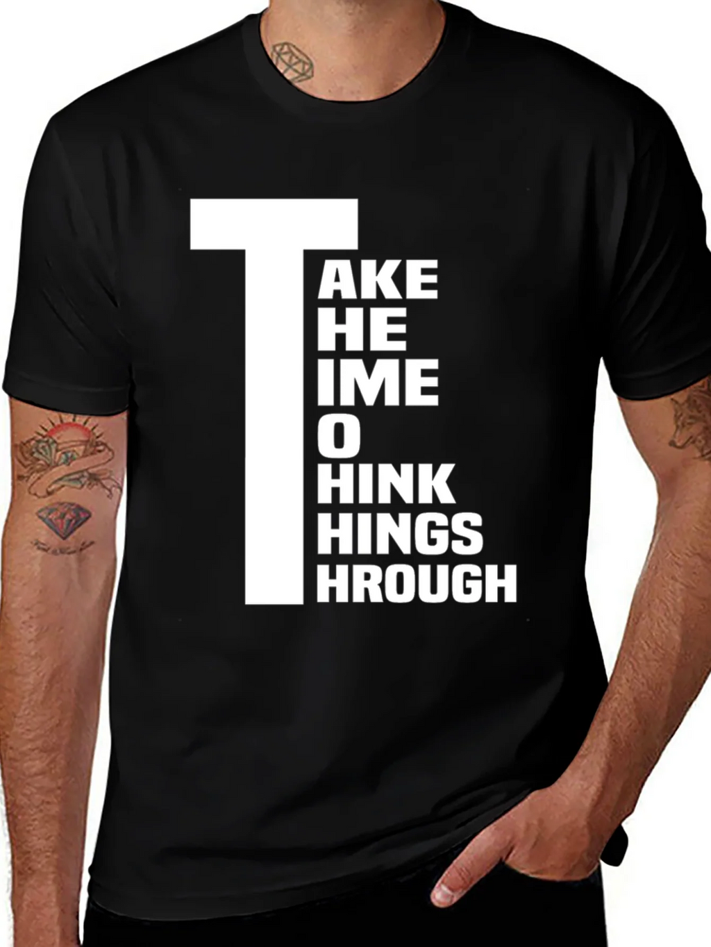 Take Time to Think Things Through Graphic T-Shirt product image 1