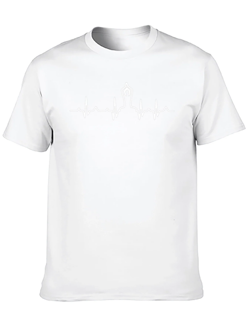 Yoga Heartbeat T-Shirt - Zen Life Line Tee product image 9