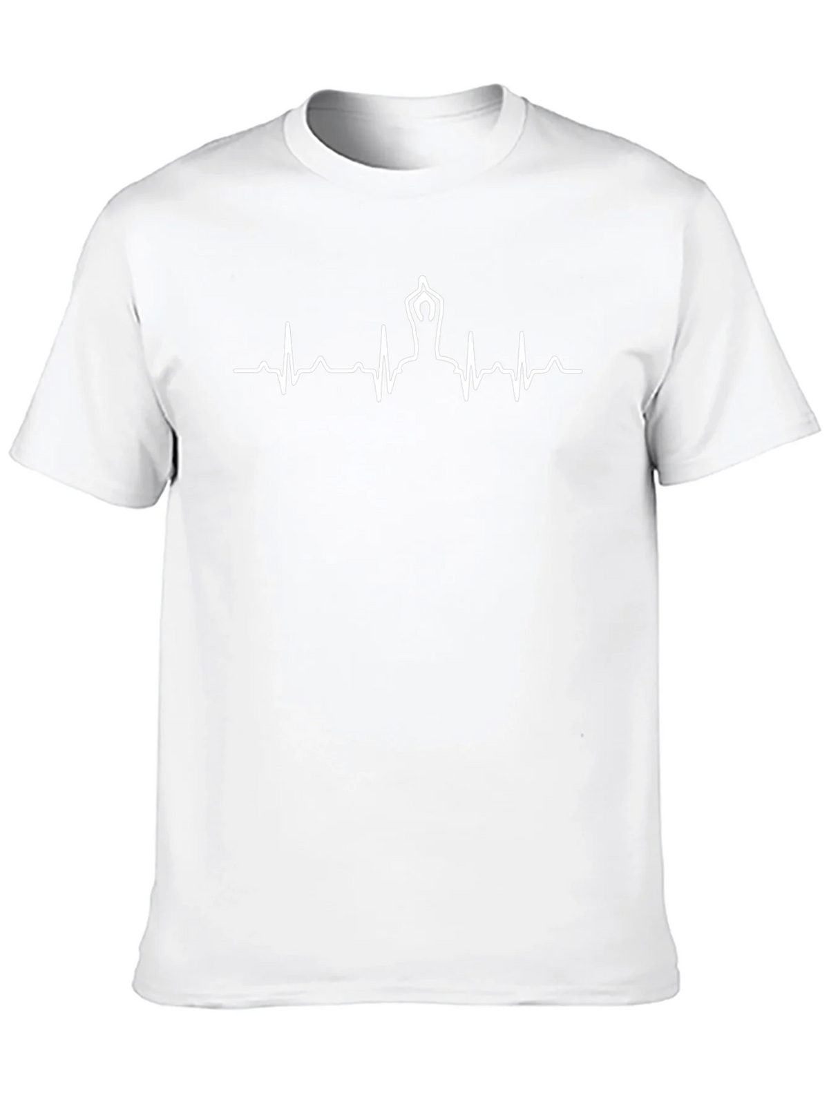 Yoga Heartbeat T-Shirt - Zen Life Line Tee product image 9