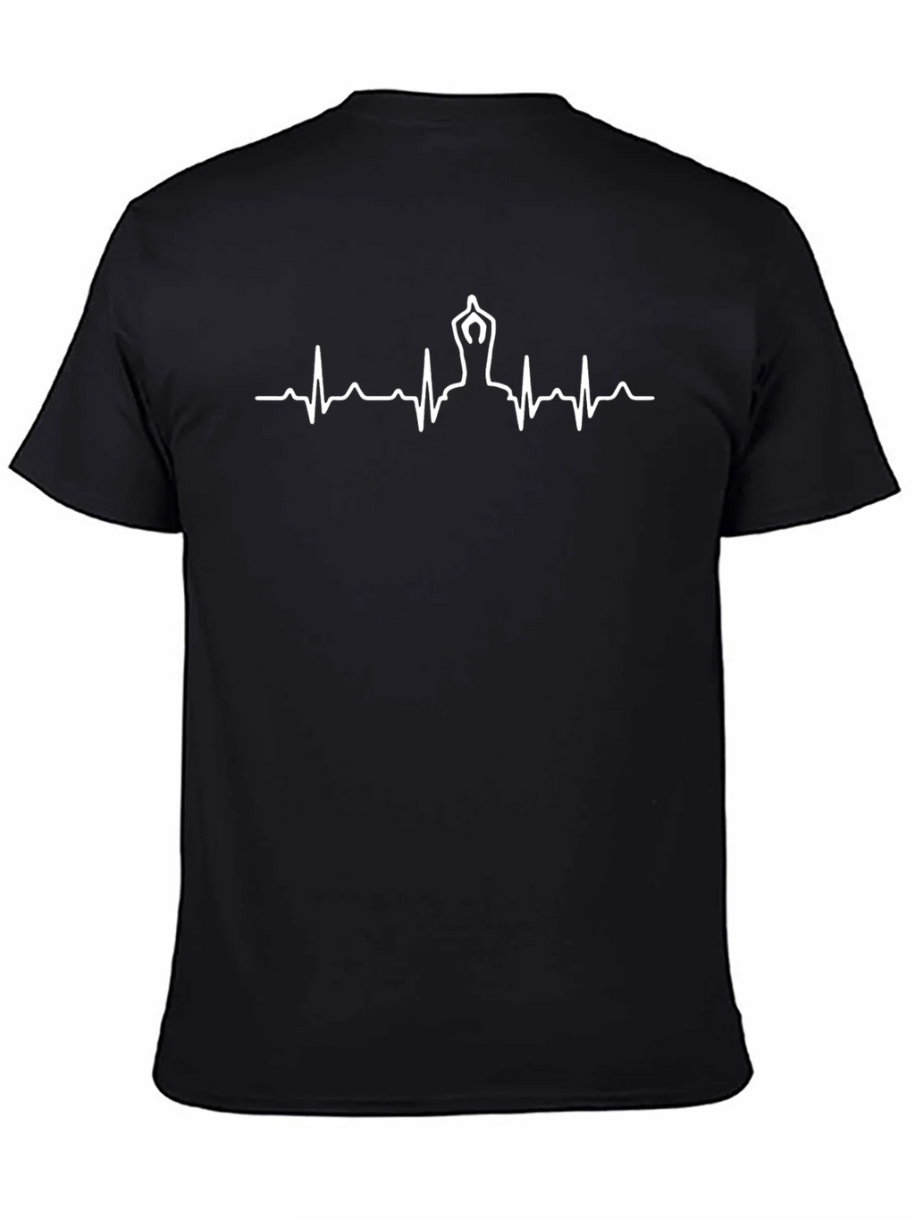 Yoga Heartbeat T-Shirt - Zen Life Line Tee product image 4