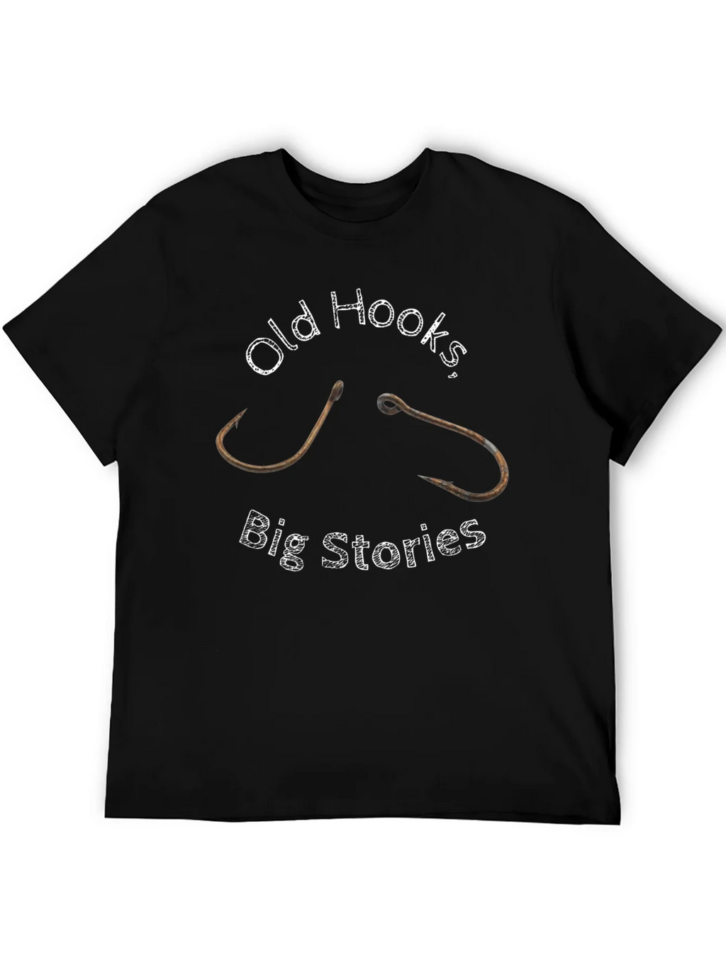 Old Hooks Big Stories Graphic Tee - Black product image 5