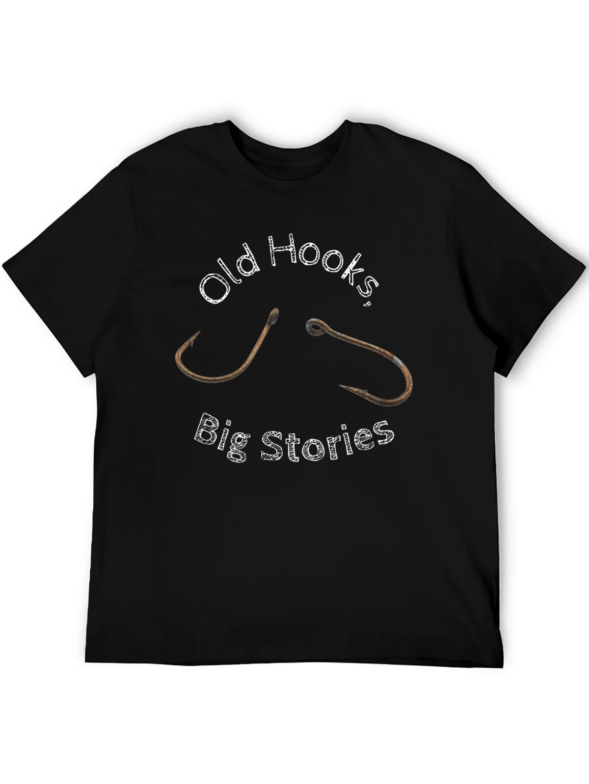 Old Hooks Big Stories Graphic Tee - Black product image 5